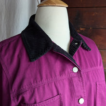 Load image into Gallery viewer, 90s/Y2K Purple Cotton Barn Coat
