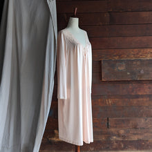 Load image into Gallery viewer, Vintage Peachy Pink Nylon Peignoir
