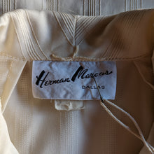 Load image into Gallery viewer, 70s Vintage Cream Polyester Shirt Dress

