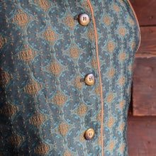 Load image into Gallery viewer, 90s Vintage Green Brocade Vest
