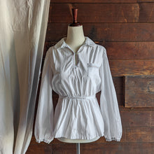Load image into Gallery viewer, 90s Vintage Embroidered White Cotton Tunic
