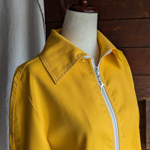 Load image into Gallery viewer, 60s Vintage Bright Yellow Canvas Jacket
