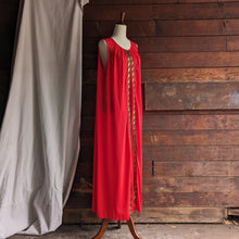 Load image into Gallery viewer, Vintage Red Nylon Nightgown
