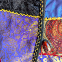 Load image into Gallery viewer, Velvet and Crazy Quilt Patchwork Jacket
