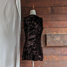 Load image into Gallery viewer, 70s Vintage Brown Crushed Velvet Vest
