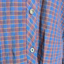 Load image into Gallery viewer, Vintage Red and Blue Western-Style Plaid Shirt
