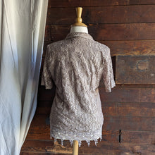 Load image into Gallery viewer, 80s Vintage Tan Lace Jacket
