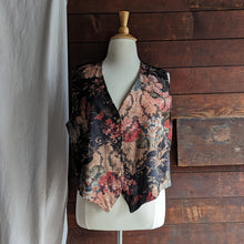 Load image into Gallery viewer, 90s Vintage Plus Size Floral Jacquard Vest
