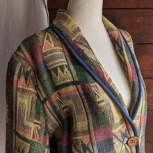Load image into Gallery viewer, 90s Vintage Cropped Tapestry Jacket
