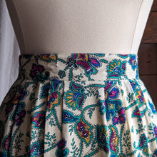 Load image into Gallery viewer, Vintage Rayon Paisley Skirt with Pockets
