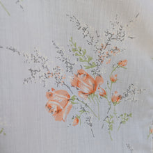 Load image into Gallery viewer, 60s/70s Vintage Orange Floral House Dress
