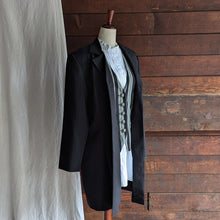 Load image into Gallery viewer, 90s Vintage Black Pinstripe Jacket
