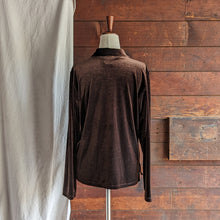 Load image into Gallery viewer, 90s Vintage Brown Velour Jacket
