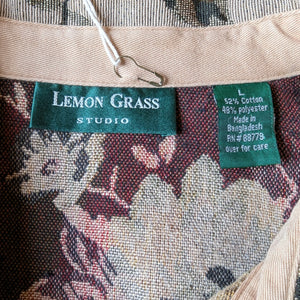 90s/Y2K Vintage Floral Tapestry Jacket