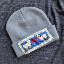 Load image into Gallery viewer, Upcycled Sheep Patch Beanie
