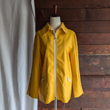 Load image into Gallery viewer, 60s Vintage Bright Yellow Canvas Jacket
