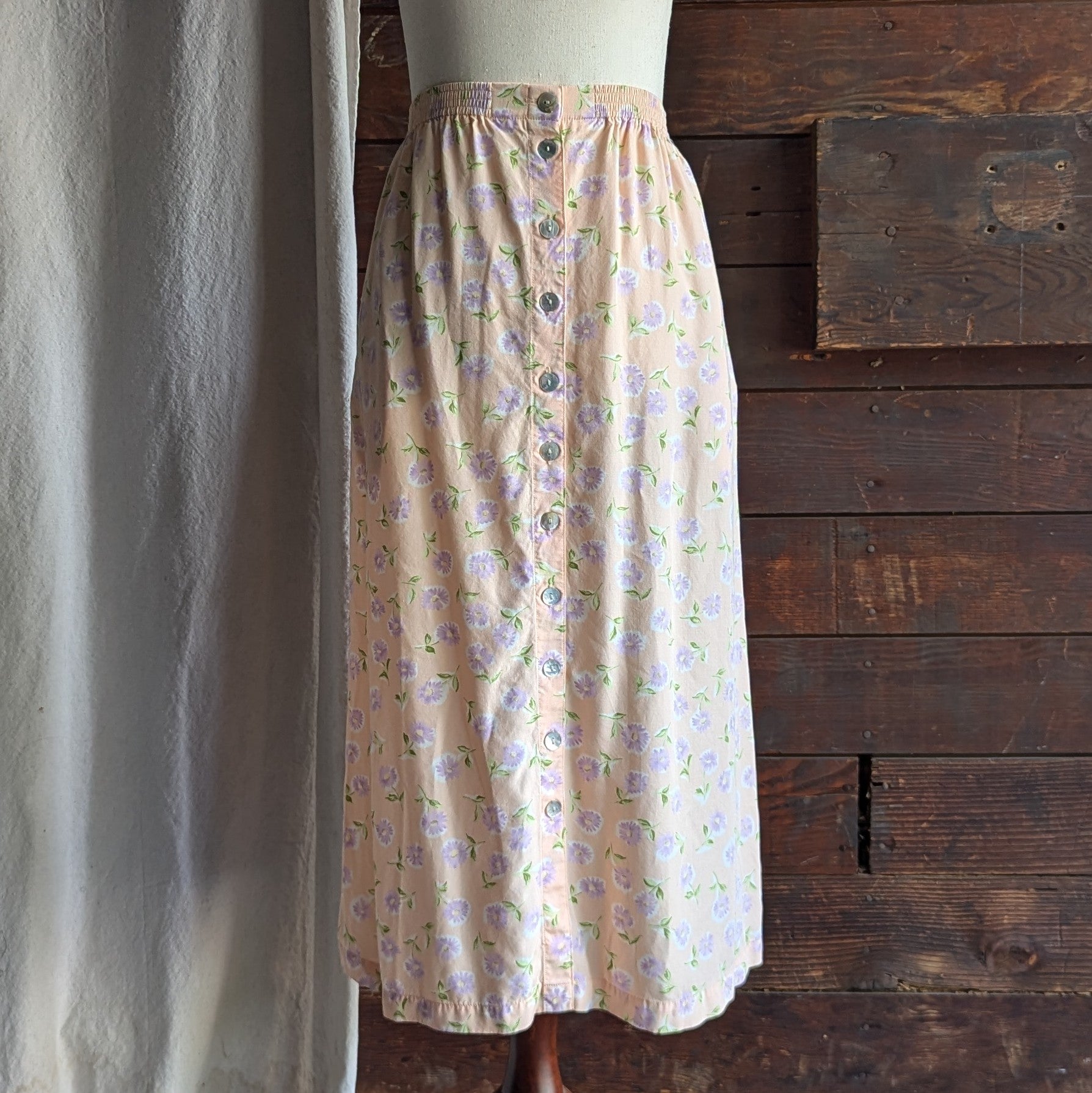 90s skirt floral best sale