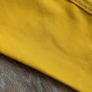 60s Vintage Bright Yellow Canvas Jacket