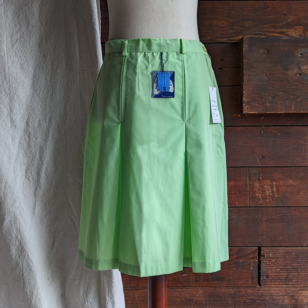 60s Vintage Key-Lime Green Skirt