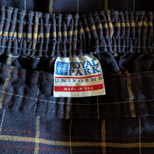 Load image into Gallery viewer, 90s Vintage Navy Plaid Mini Skirt
