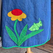 Load image into Gallery viewer, 70s Vintage Denim Wrap Skirt
