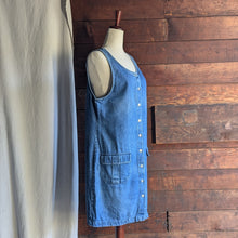 Load image into Gallery viewer, 90s Vintage Sleeveless Denim Mini Dress
