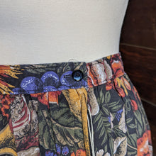 Load image into Gallery viewer, 80s Vintage Floral A Line Maxi Skirt
