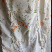 Load image into Gallery viewer, 60s/70s Vintage Orange Floral House Dress
