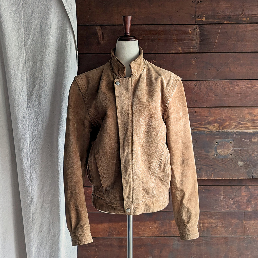 80s Vintage Suede Leather Jacket