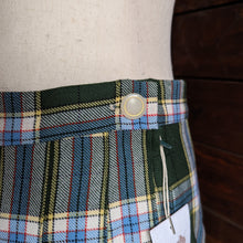 Load image into Gallery viewer, Vintage Homemade Plaid Pleated Wool Midi Skirt

