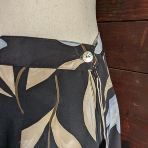 90s Vintage Tulip Print Maxi Skirt