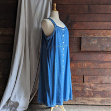 Load image into Gallery viewer, 90s Vintage Plus Size Denim Maxi Dress
