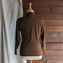 Load image into Gallery viewer, 90s Vintage Brown Argyle Cardigan
