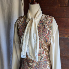 Load image into Gallery viewer, 90s Vintage Golden Paisley Tapestry Vest
