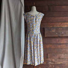 Load image into Gallery viewer, 90s Vintage Pastel Floral Midi Dress
