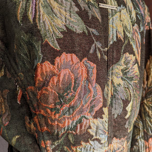 Rose Pattern Tapestry Jacket