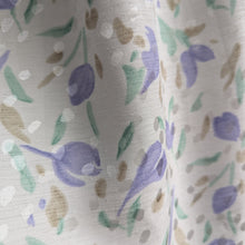 Load image into Gallery viewer, 80s Vintage Flowy White Floral Maxi Skirt
