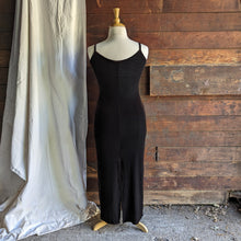 Load image into Gallery viewer, 90s Vintage Brown Velvet Maxi Dress
