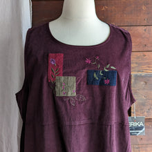 Load image into Gallery viewer, Y2K Plus Size Purple Corduroy Dress
