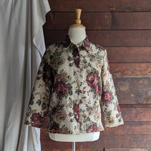 Load image into Gallery viewer, 90s/Y2K Vintage Floral Tapestry Jacket
