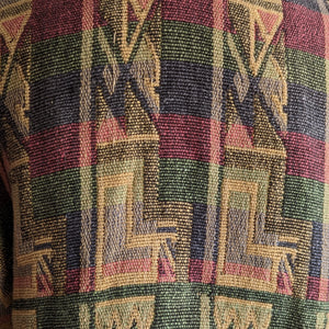 90s Vintage Cropped Tapestry Jacket