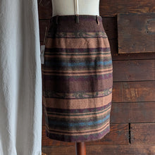 Load image into Gallery viewer, 80s/90s Vintage Wool Blend Wrap Skirt
