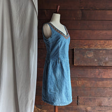 Load image into Gallery viewer, 90s Vintage Fitted Denim Dress
