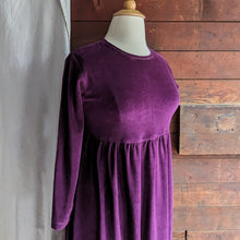 Load image into Gallery viewer, Purple Velour Maxi Dress
