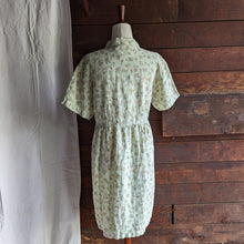 Load image into Gallery viewer, 90s Vintage Floral Linen Babydoll Dress
