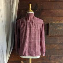 Load image into Gallery viewer, 80s Vintage Red Plaid Blouse
