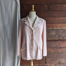 Load image into Gallery viewer, Plus Size Pink Tweed Jacket
