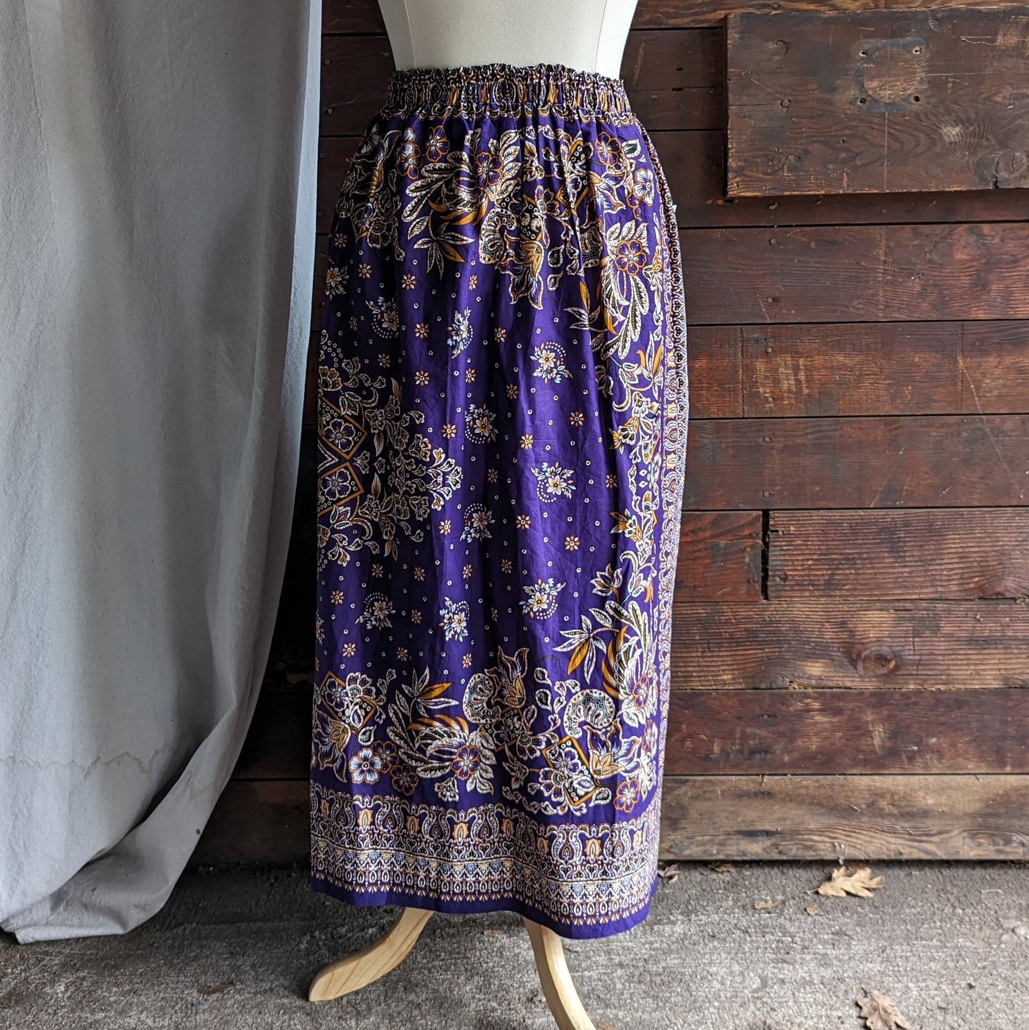 Plus size purple outlet maxi skirt