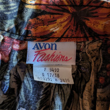 Load image into Gallery viewer, 80s Vintage Floral A Line Maxi Skirt
