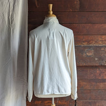 Load image into Gallery viewer, 90s Vintage White Polyester Pintuck Blouse
